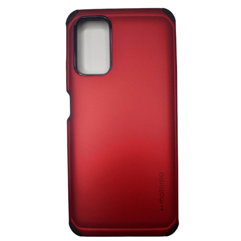 Σκληρή Θήκη Πλάτης Motomo για Xiaomi Redmi 9T/Poco M3 - Χρώμα: Κόκκινο