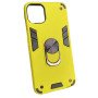 Σκληρή Θήκη Πλάτης Armor με Βάση Στήριξης για i Phone 11 Pro - Χρώμα: Κίτρινο