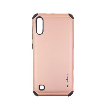 Σκληρή Θήκη Πλάτης Motomo για Samsung A105F Galaxy A10/M105F Galaxy M10 - Χρώμα: Ρόζ Χρυσό