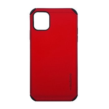 Σκληρή Θήκη Πλάτης Motomo για Apple i Phone 11 - Χρώμα: Σκούρο Κόκκινο