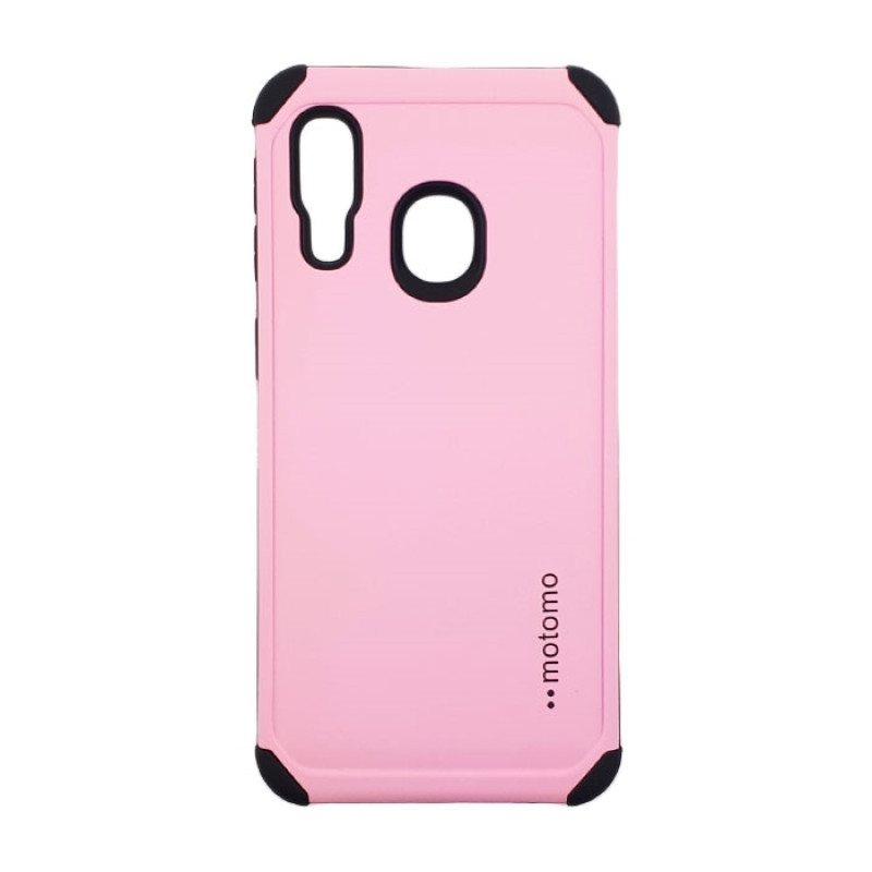 Σκληρή Θήκη Πλάτης Motomo για Samsung A405F Galaxy A40 - Χρώμα: Ρόζ