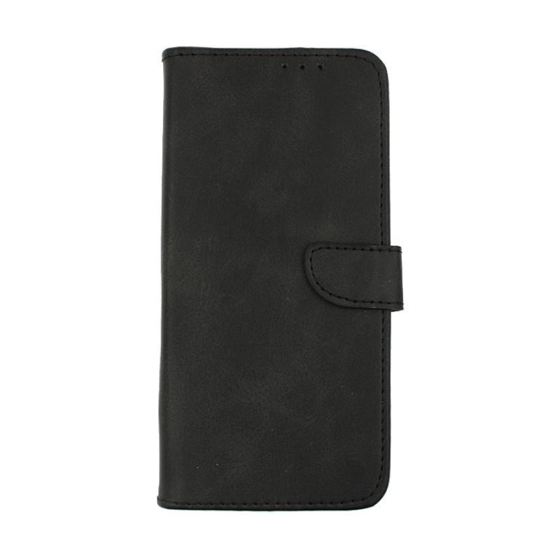 Θήκη Βιβλίο με Κλίπ για Samsung A205F / A305F / M107F Galaxy A20/A30/M10S - Χρώμα: Μαύρο