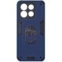 Σκληρή Θήκη Πλάτης Armor με Βάση Στήριξης για Xiaomi Redmi Note 13 4G - Χρώμα: Σκούρο Μπλε