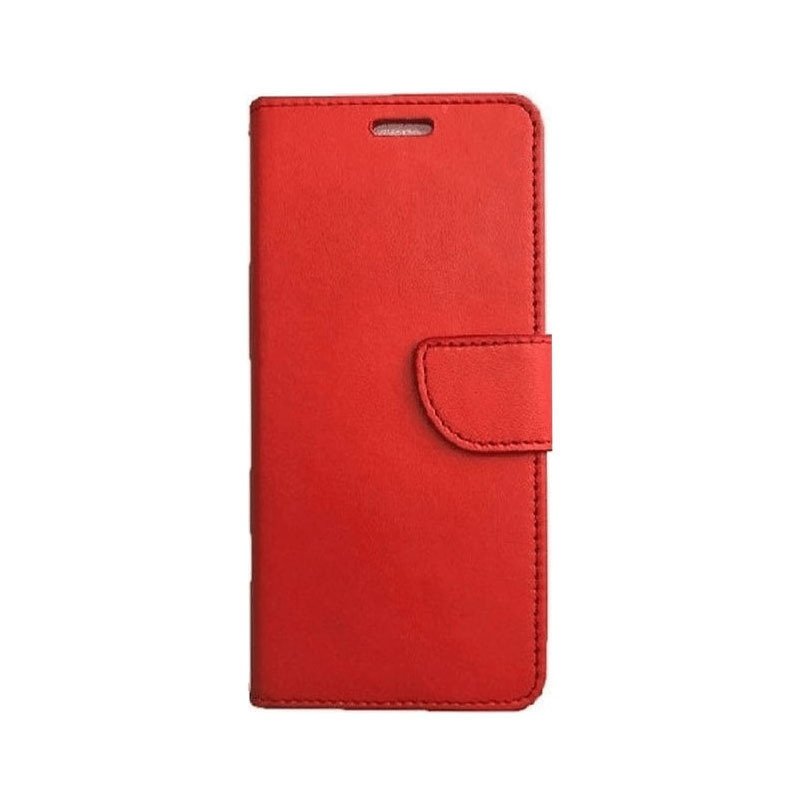 Θήκη Βιβλίο με Κλίπ για Huawei Y5 2018 - Χρώμα: Κόκκινο