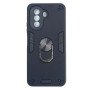 Σκληρή Θήκη Πλάτης Armor με Βάση Στήριξης για Huawei Nova Y70 - Χρώμα: Μαύρο