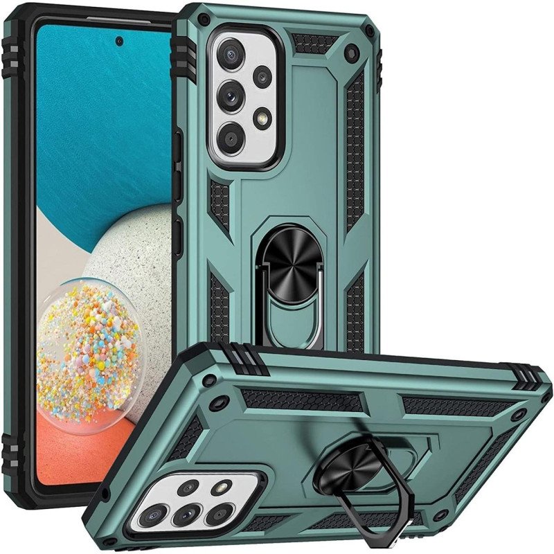 Σκληρή Θήκη Πλάτης Armor με Βάση Στήριξης για Xiaomi Redmi Note 12 5G/Poco X5 - Χρώμα: Πράσινο