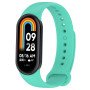 Λουράκι Σιλικόνης για Xiaomi Mi Band 8 - Χρώμα: Τιρκουάζ