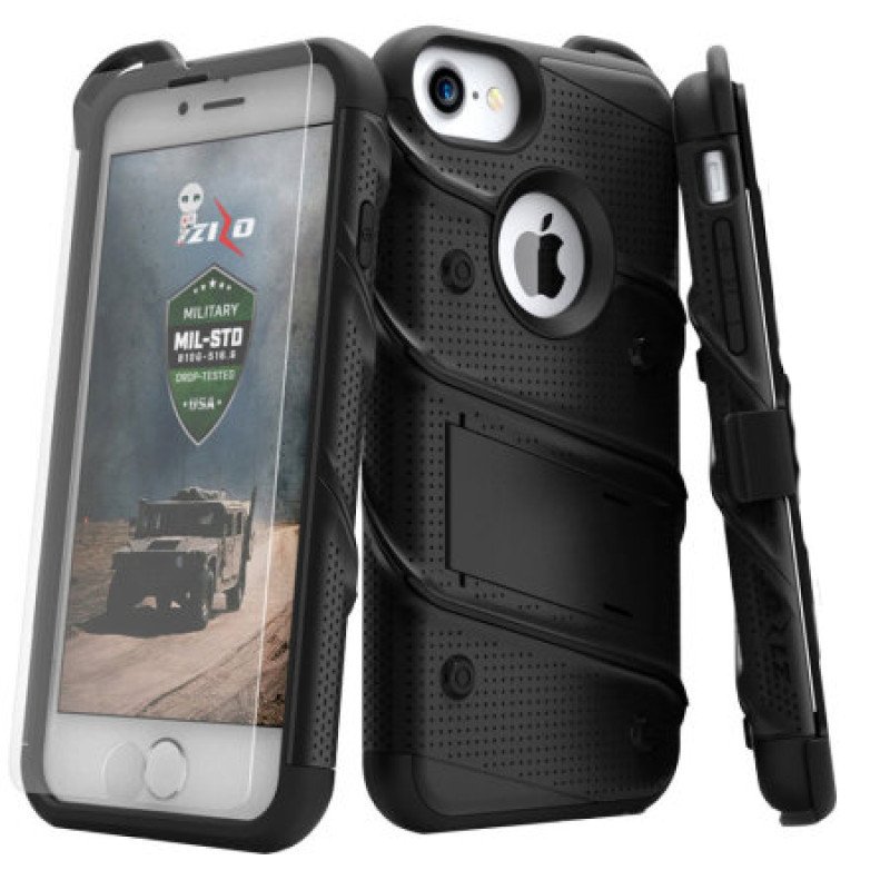 Σκληρή Θήκη Πλάτης Armor με Βάση Στήριξης (S1) για i Phone XS Max - Χρώμα: Μαύρο