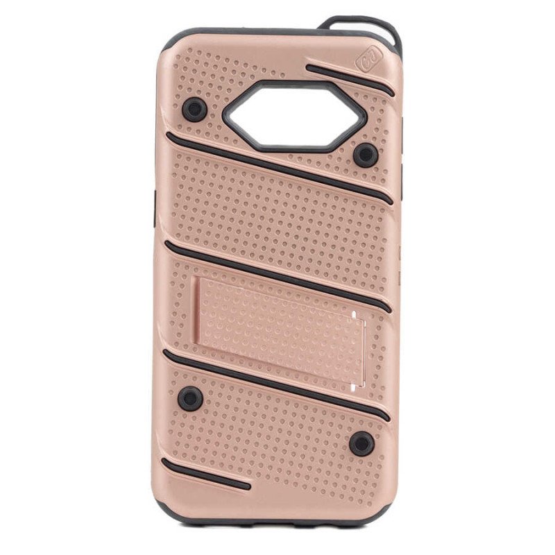 Σκληρή Θήκη Πλάτης Armor με Βάση Στήριξης (S1) για Samsung Galaxy S8 - Χρώμα: Ρόζ Χρυσό