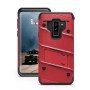 Σκληρή Θήκη Πλάτης Armor με Βάση Στήριξης (S1) για Samsung Galaxy S9 - Χρώμα: Κόκκινο