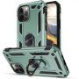 Σκληρή Θήκη Πλάτης Armor με Βάση Στήριξης για Xiaomi Redmi Note 13 5G - Χρώμα: Σκούρο Πράσινο