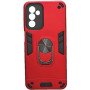 Σκληρή Θήκη Πλάτης Armor με Βάση Στήριξης για Samsung Galaxy A04S/A13 5G - Χρώμα: Κόκκινο