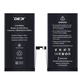 Deji Oem Συμβατή Μπαταρία Αντικατάστασης Για Iphone 15 Plus - 4383mAh