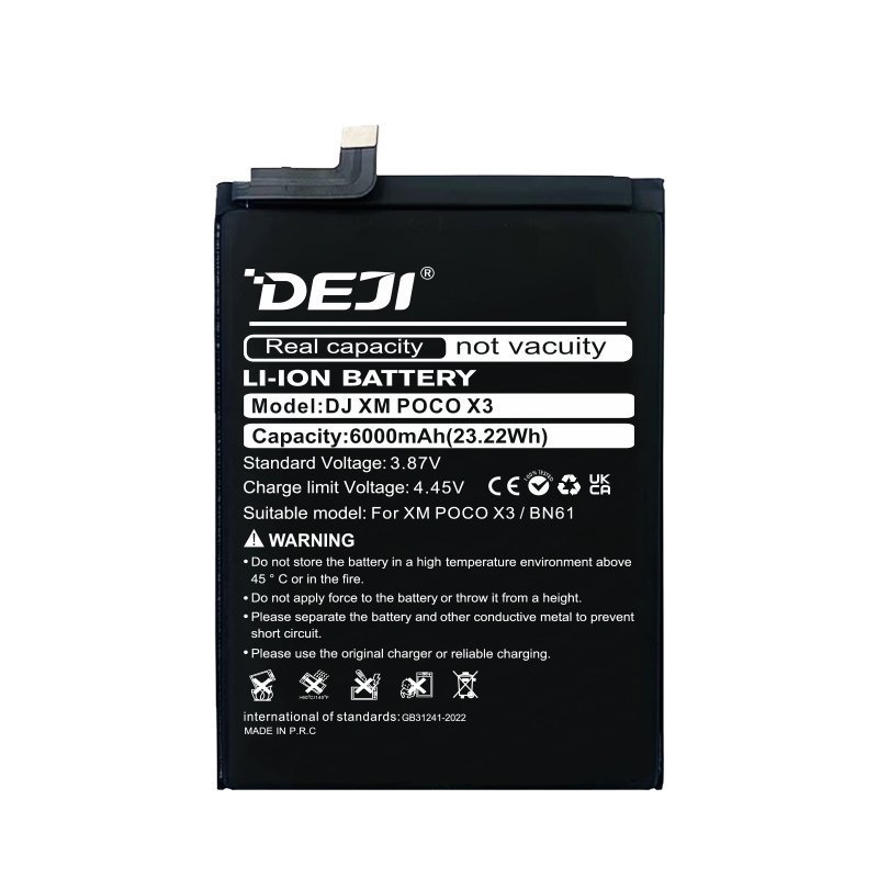Deji Bn61 Oem Συμβατή Μπαταρία Αντικατάστασης Για Poco X3 - 6000mAh