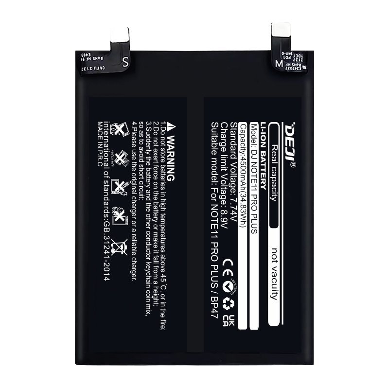 Deji Bp47 Oem Συμβατή Μπαταρία Αντικατάστασης Για Redmi Note 11 Pro Plus - 4500mAh