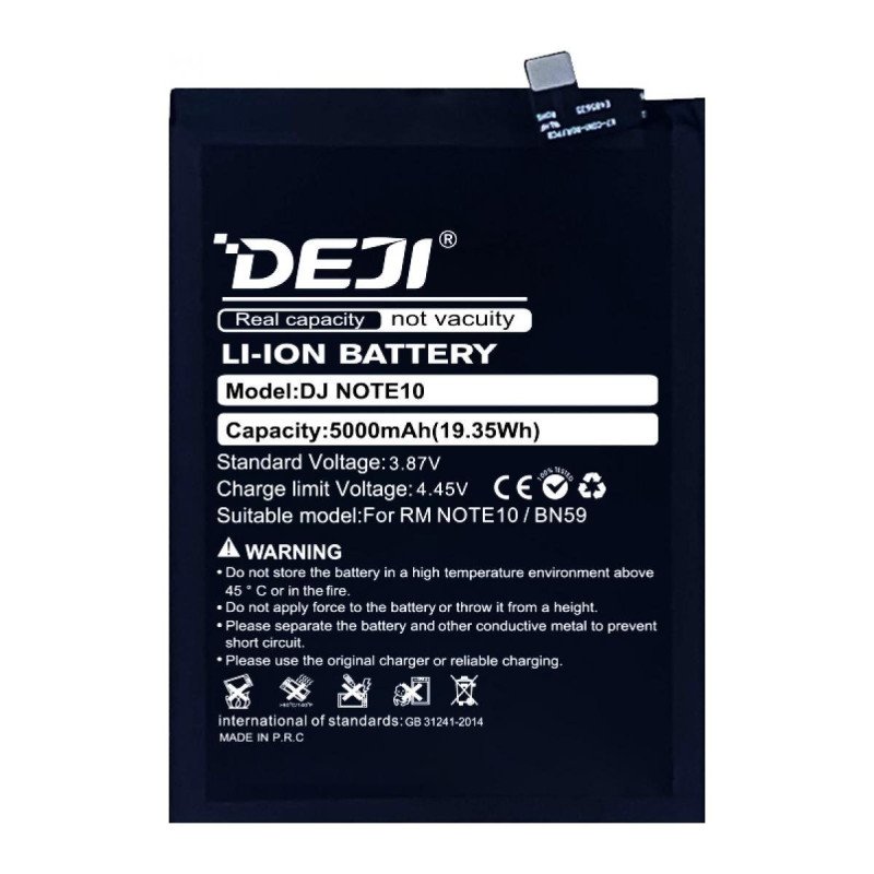 Deji Bn59 Oem Συμβατή Μπαταρία Αντικατάστασης Για Redmi Note 10 4G - 5000mAh