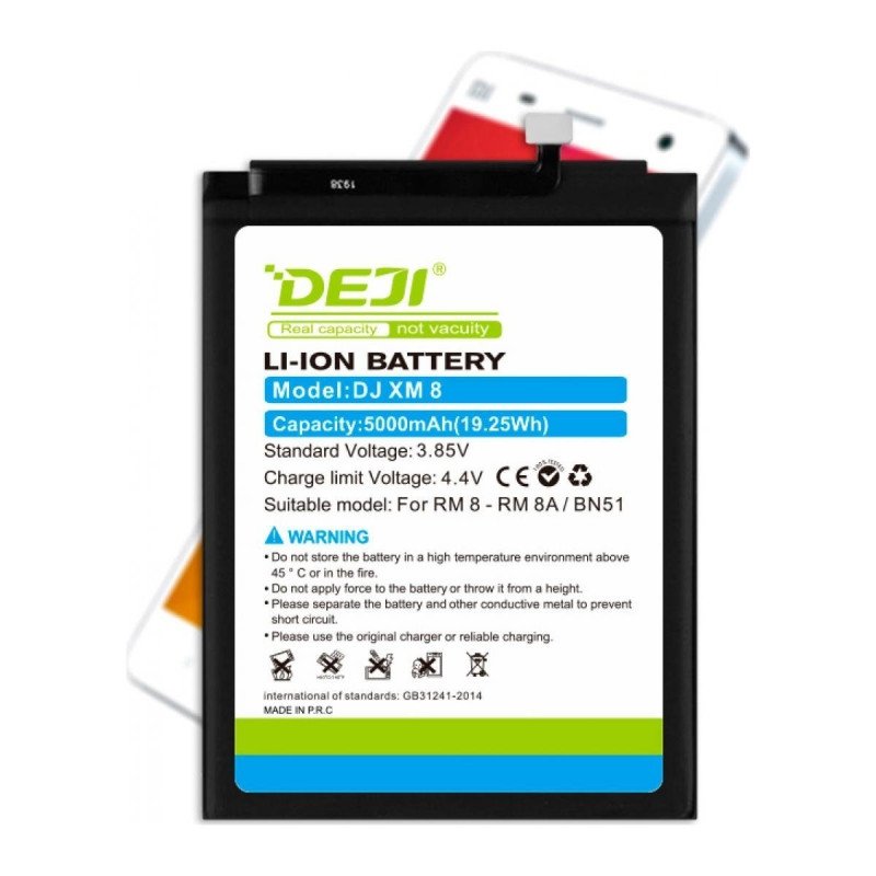 Deji Bn51 Oem Συμβατή Μπαταρία Αντικατάστασης Για Redmi 8 - 5000mAh