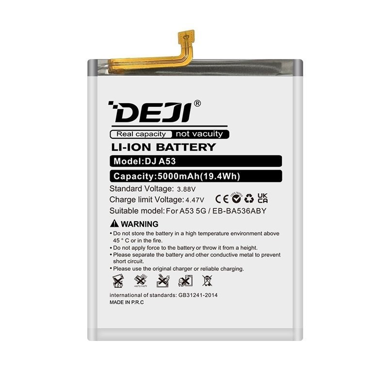 Deji Ebba536Aby Oem Συμβατή Μπαταρία Αντικατάστασης Για Galaxy A53 5G - 5000mAh