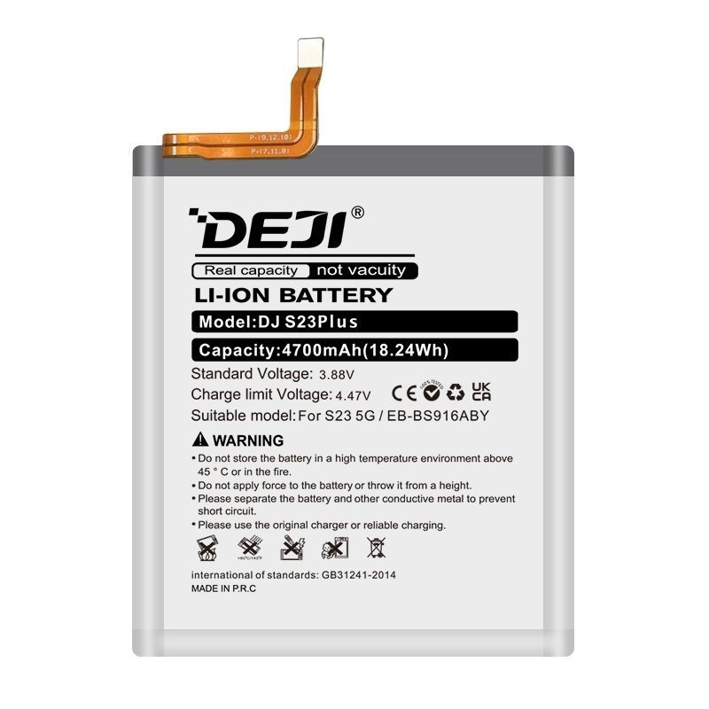 Deji Eb-Bs916Aby Oem Συμβατή Μπαταρία Αντικατάστασης Για Galaxy S23 Plus - 5000mAh