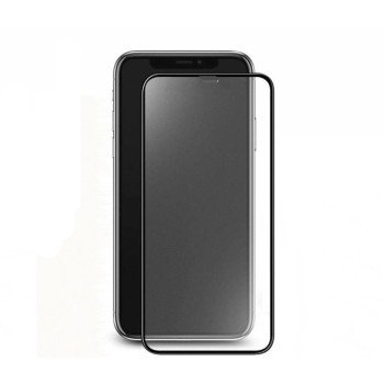 Matte Full Cover Full Glue Τζαμάκι Προστασίας Οθόνης για Apple i Phone 13 - Χρώμα: Μαύρο