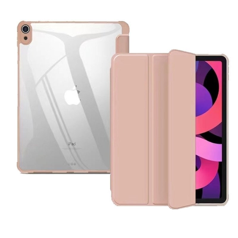 Θήκη Slim Smart Tri Fold New Design για i Pad 11 Pro 2021 - Χρώμα: Ρόζ Χρυσό