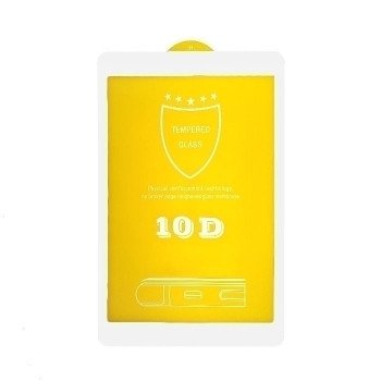 Full Glue Full Cover Τζαμάκι Προστασίας Οθόνης για Huawei Media Pad M5 Lite 10.1- Χρώμα: Λευκό