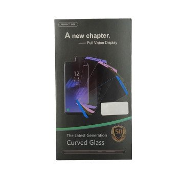Full Cover Side Glue Τζαμάκι Προστασίας Οθόνης για Samsung Galaxy N970F Note 10 - Χρώμα: Μαύρο