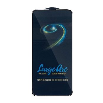 Super 9 Full Cover Full Glue Τζαμάκι Προστασίας Οθόνης για Xiaomi MI 10 Lite - Χρώμα: Μαύρο