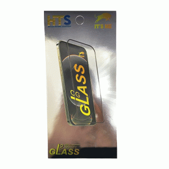 HTS Full Cover Full Glue Τζαμάκι Προστασίας Οθόνης για Huawei P Smart Pro - Χρώμα: Μαύρο