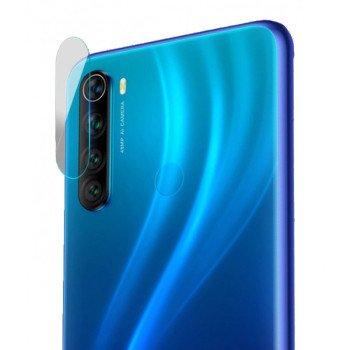 Full Glue Full Cover Full Glue Τζαμάκι Προστασίας Πίσω Κάμερας για Xiaomi Redmi Note 8 - Χρώμα: Διάφανο