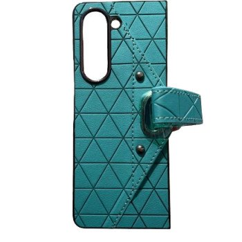 360 Full Cover S2 Πλαστική Ανθεκτική Θήκη Δερματίνη Σετ με Τζαμάκι για  Samsung Galaxy Z Fold 3 Χρώμα: Πετρόλ 360 Full Cover S2 Πλαστική Ανθεκτική Θήκη Δερματίνη Σετ με Τζαμάκι για  Samsung Galaxy Z Fold 3 Χρώμα: Πετρόλ