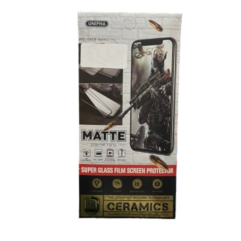 Ceramic Matte Full Cover Full Glue Tζαμάκι Προστασίας Οθόνης για Apple iPhone 13 Pro Max / 14 Plus - Χρώμα: Μαύρο Ceramic Matte Full Cover Full Glue Tζαμάκι Προστασίας Οθόνης για Apple iPhone 13 Pro Max / 14 Plus - Χρώμα: Μαύρο