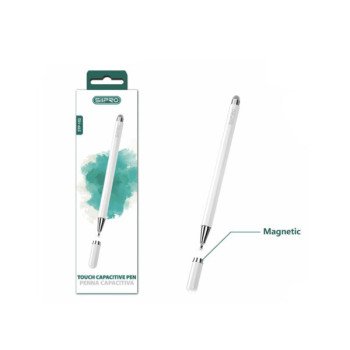 Siipro STP-102 Digital Touch Pen Ψηφιακή Γραφίδα Αφής 2 σε 1 - Χρώμα: Άσπρο Siipro STP-102 Digital Touch Pen Ψηφιακή Γραφίδα Αφής 2 σε 1 - Χρώμα: Άσπρο