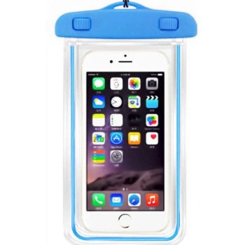 Αδιάβροχο Τσαντάκι για Κινητά 6'' - Χρώμα: Γαλάζιο
