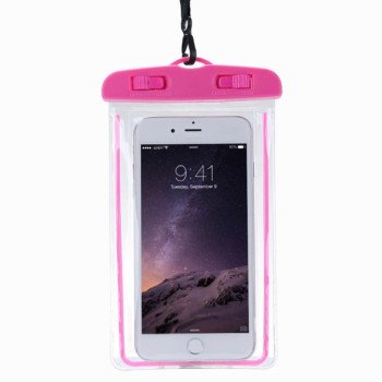 Αδιάβροχο Τσαντάκι για Κινητά 6'' - Χρώμα: Ρόζ