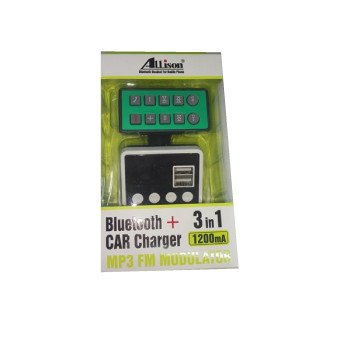 Allison Transmitter ALS-A862 Bluetooth and Car Charger 1.2mA and MP3 FM Modulator Allison Transmitter ALS-A862 Bluetooth and Car Charger 1.2mA and MP3 FM Modulator