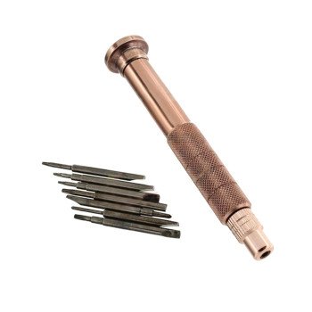 BST NO.068 Κατσαβίδι με 7 διαφορετικές μύτες / Screwdriver with 7 different tips - Χρώμα: Ροζ Χρυσό BST NO.068 Κατσαβίδι με 7 διαφορετικές μύτες / Screwdriver with 7 different tips - Χρώμα: Ροζ Χρυσό