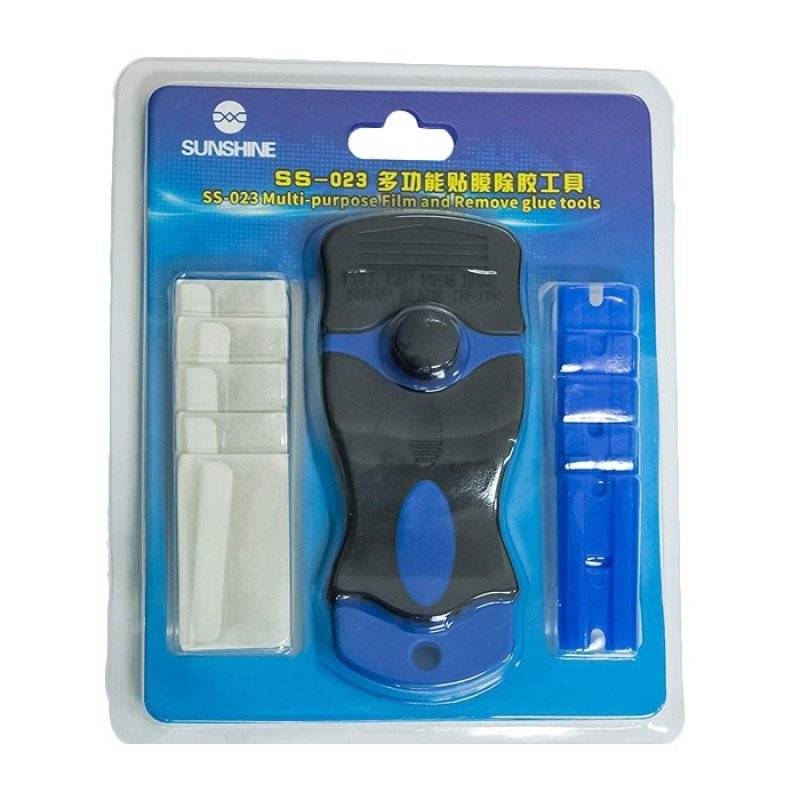 Sunshine SS-023 Εργαλείο αφαίρεσης κόλλας για οθόνες και γενική χρήση  με ανταλλακτικές λεπίδες μεταλικές και πλαστικές / Glue remover tool with plastic and steel blades scrappers Sunshine SS-023 Εργαλείο αφαίρεσης κόλλας για οθόνες και γενική χρήση  με ανταλλακτικές λεπίδες μεταλικές και πλαστικές / Glue remover tool with plastic and steel blades scrappers