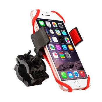 Βάση Κινητού Ποδηλάτου Bicycle Phone Holder - Χρώμα: Μαύρο - Κόκκινο Βάση Κινητού Ποδηλάτου Bicycle Phone Holder - Χρώμα: Μαύρο - Κόκκινο