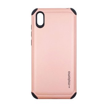 Σκληρή Θήκη Πλάτης Motomo για Huawei Y5 2019/Honor 8S - Χρώμα: Ρόζ Χρυσό Σκληρή Θήκη Πλάτης Motomo για Huawei Y5 2019/Honor 8S - Χρώμα: Ρόζ Χρυσό