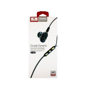 Earldom ET-E25 Ακουστικά / Double Dynamics Earphone - Χρώμα: Μαύρο Earldom ET-E25 Ακουστικά / Double Dynamics Earphone - Χρώμα: Μαύρο