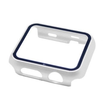 360 Θήκη Ρολογιού με Tempered Glass για  Apple Watch 42mm - Χρώμα: Λευκό 360 Θήκη Ρολογιού με Tempered Glass για  Apple Watch 42mm - Χρώμα: Λευκό