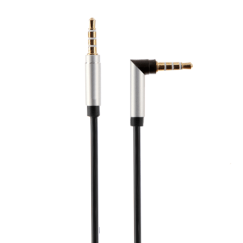 Earldom ET-AUX01 Καλώδιο Audio Jack 3.5 AUX - Χρώμα: Ασημί - Μαύρο Earldom ET-AUX01 Καλώδιο Audio Jack 3.5 AUX - Χρώμα: Ασημί - Μαύρο
