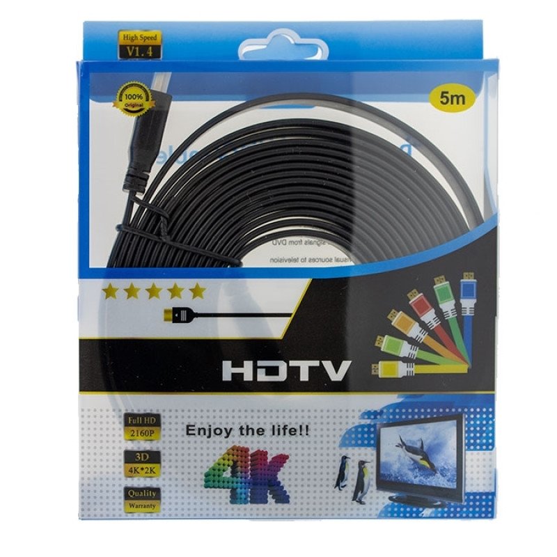 HDTV High Speed HDMI Cable V1.4 5m HDTV High Speed HDMI Cable V1.4 5m