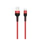 USAMS US-SJ312 U26 Καλώδιο Φόρτισης 1m Micro-USB Braided Data Charging Cable - Χρώμα: Κόκκινο USAMS US-SJ312 U26 Καλώδιο Φόρτισης 1m Micro-USB Braided Data Charging Cable - Χρώμα: Κόκκινο