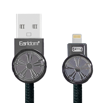 Earldom EC-088I Καλώδιο Γρήγορης Φόρτισης Lightning 3Α 1M - Χρώμα: Μαύρο Earldom EC-088I Καλώδιο Γρήγορης Φόρτισης Lightning 3Α 1M - Χρώμα: Μαύρο