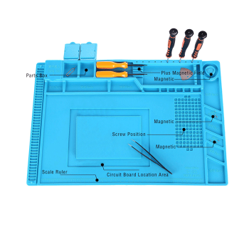 Αντιστατικός τάπητας σιλικόνης για επισκευές με ανοχή στην θερμοκρασία SS-004E / Anti-Static Electronic Maintenance Tools Silicone Iron Pad Mat Αντιστατικός τάπητας σιλικόνης για επισκευές με ανοχή στην θερμοκρασία SS-004E / Anti-Static Electronic Maintenance Tools Silicone Iron Pad Mat