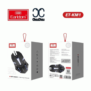 Earldom ET-KM1 Gaming Ποντίκι Μαύρο Earldom ET-KM1 Gaming Ποντίκι Μαύρο