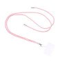 Λουράκι/ Μπρελόκ Λαιμού με αποσπώμενη άκρη για κινητό - Χρώμα: Ροζ