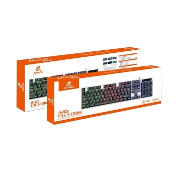Jeqang JK-922 Πληκτρολόγιο Gaming Keyboard με RGB φωτισμό Backlight type : 7 colour Αγγλικό Jeqang JK-922 Πληκτρολόγιο Gaming Keyboard με RGB φωτισμό Backlight type : 7 colour Αγγλικό